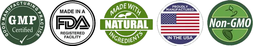 NeuroPrime XT Quality tested supplement badges